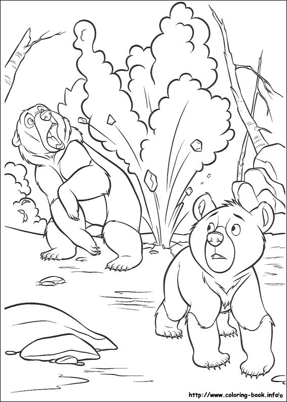 Brother Bear coloring picture